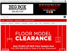 Tablet Screenshot of bigboxfurniture.com